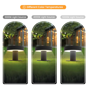 Nuovi Arrivi: Lampada <span class=keywords><strong>Solare</strong></span> a Colonna LED per Esterni, per Cortili, Muri di Ville e Giardini, IP65, Alimentata a Batteria, Resistente alle Intemperie - Product Image 3