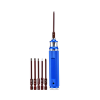 Jeu de tournevis à tête hexagonale 5 en 1, outils de haute qualité, Kit d'outils S2/M2/HSS pour hélicoptère RC