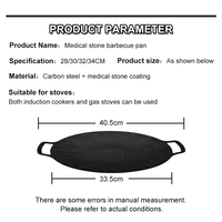 Barbecue d'extérieur en acier au carbone et poêle à griller saine et facile à transporter avec revêtement antiadhésif pour camping cuisinière à induction