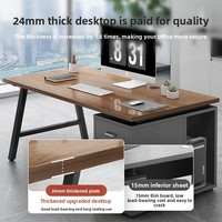 Chaise de bureau d'ordinateur moderne et simple contemporaine pour bureau à domicile combinaison automatique caractéristique bois garantie supérieure de 3 ans pour le personnel