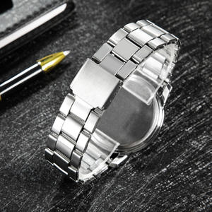 Reloj de Pulsera de Cuarzo para Hombre al por Mayor, de Acero Inoxidable, Estilo Casual, de Negocios y de Moda, Diseño Creativo, Relogio Masculino - Product Image 3