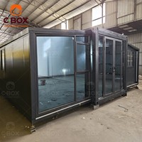 Contenedores de Vivienda de Lujo Cbox de 40 pies, Plegables, Personalizables para Exportación, Instalación Rápida, Expandibles