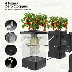 Tích hợp 5 gallon thông minh hydroponics hệ thống với 1 + 12 trang web aeroponics xô hệ thống tự động lưu thông nước - Product Image 2