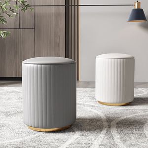 เก้าอี้แต่งตัวทรงกลมโลหะ 02 ขนาด สำหรับเด็ก ดูแลเล็บ ใช้ในบ้าน - Product Image 4