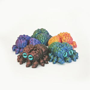 Modèle de jouet araignée imprimé en 3D créatif, petit et articulé, animaux et dinosaures tendance pour enfants - Product Image 3