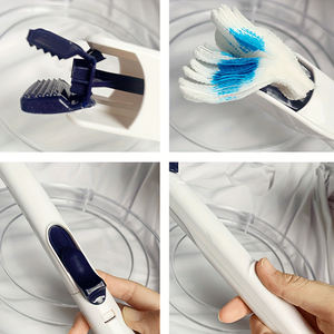 Tête en tissu non tissé remplaçable jetable assainissant l'air détergent concentré soluble brosse de toilette jetable - Product Image 5