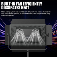 Éclairage vidéo LED RGB professionnel pour studio photo, éclairage de tournage, 2700-6500K, panneau LED photographique à intensité variable