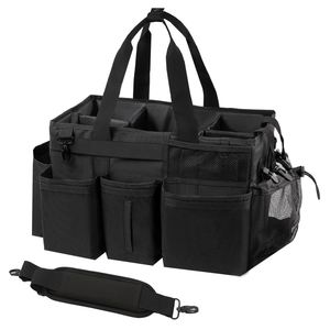 Organisateur de rangement pour produits de nettoyage avec poignée, grand sac de rangement pour les fournitures de nettoyage de la maison et de la salle de bain - Product Image 1