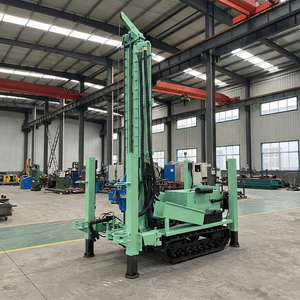 Plataforma de Perforación de Pozos de Agua con Orugas de Acero de 260 m, con Cabrestante, Perforadora DTH Diésel para Minería, para Perforaciones de 140-325 mm - Product Image 4