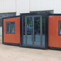 Villa Contenedor Expandible de 20 pies x 40 pies |   Casa de Vacaciones Modular Prefabricada |   2 Dormitorios Color Personalizado |   Garantía de 5 Años Directo de Fábrica