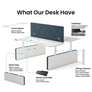 Escritorio de Oficina Eléctrico Ajustable en Altura para Trabajar de Pie o Sentado - Product Image 4