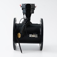 Meter Air Ultrasonik Pintar Nb-IoT DN150 dari Besi Cor Daktile Tahan Lama, Meter Aliran Irigasi Industri Cerdas Saluran Tunggal