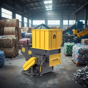 Trituradora Industrial de un Solo Eje con Empujador Hidráulico para Gran Volumen de Residuos de Plástico, Barriles, Películas <span class=keywords><strong>y</strong></span> Pacas - Product Image 3