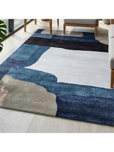 Tapis en laine fait main tufté à la main, tapis décoratif moderne avec motifs uniques et texture douce pour salon et chambre à coucher - Product Image 3