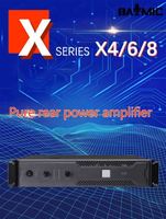 Amplificateur de puissance professionnel AOSHEN X Series X4/X6/X8 bidirectionnel 10000W, puissance pure, métal