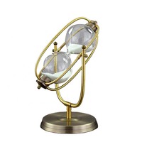 Nordic Creative Metal Sanduhr Licht Luxus Dekoration Büro Bücherregal Handwerk Sanduhr Timer Sandglas