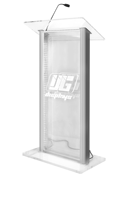 Atril de Acrílico Transparente PMMA de 12 mm de Grosor, Desmontable, Personalizado para Publicidad, para Uso en Interiores
