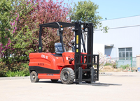 Nouveau chariot élévateur contrepoids en acier Mannick certifié ISO, 3,5 tonnes, alimenté par batterie au plomb-acide, siège, longueur de fourche 1200 mm, intérieur/extérieur