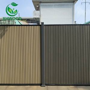 Panneaux de clôture en matériau composite <span class=keywords><strong>PVC</strong></span> Bois Jardin Cour Clôture Intimité Extérieur Wpc Bois Plastique - Product Image 2