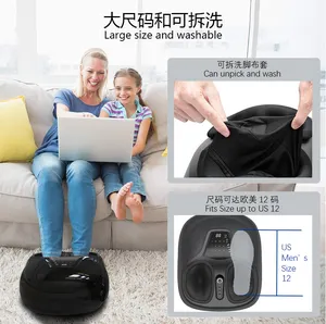 Massager Factory Fits Feet Up To Size 12 FBA Standard Packing Size WiFi Wireless Intelligent Control Electric Foot Massager