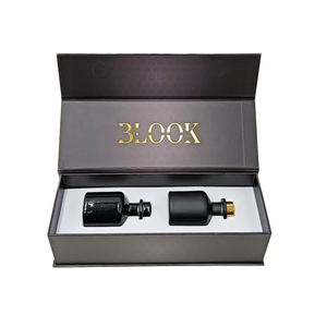 Cajas Rígidas Magnéticas Negras Personalizadas para Botellas de Perfume, Embalaje de Regalo Cosmético de Lujo, Biodegradables, Reutilizables, Materiales Reciclados, Acabado Mate - Product Image 5
