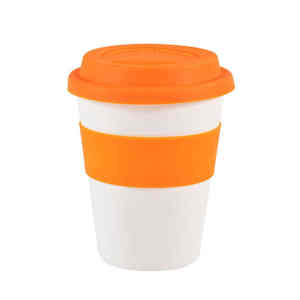 Mug à eau portable réutilisable en PP de qualité alimentaire au design moderne avec couvercle pour jus et boissons - Product Image 3