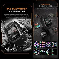 Reloj Inteligente Resistente C20 Pro de 1.83 Pulgadas con Llamadas Bluetooth, Deportivo para Exteriores, IP68, Militar para Hombre, Similar a C20+ C20 Plus C20pro