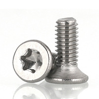 Vis de machine à tête fraisée plate DIN965T en acier inoxydable 304 316 avec embout Torx en titane