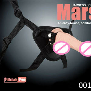 Носимый фаллоимитатор-брюки из кожи, портативный – водонепроницаемый реалистичный страпон-пенис, секс-игрушка для лесбийских пар, оптом - Product Image 1