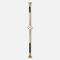 Balustre décoratif en aluminium pour rampe d'escalier, insert de colonne métallique pour main courante d'escalier d'hôtel ou de balcon