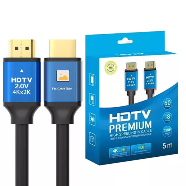 2025 NEW Premium 4k HDMI Cable HD Gold Plated 4K Factory Supply Gold Plated Support 3D Kabel Hdmi Male to Male HDMI 2.0 Cables