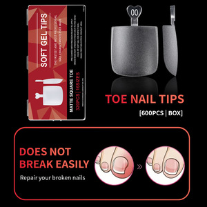320 Uñas Postizas Mate Esmeriladas de Tamaño Grande en Caja, Extra Anchas, Cobertura Completa, Sin Necesidad de Limado, <span class=keywords><strong>Gel</strong></span> Suave, Uñas Postizas Profesionales al por Mayor - Product Image 4