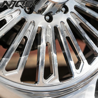 Roue de camion forgée sur mesure NJQS, 24, 26, 28, 30 pouces, à déport profond, 8x170, 8x180, Super Single pour camions F250, F350, Silverado 2500