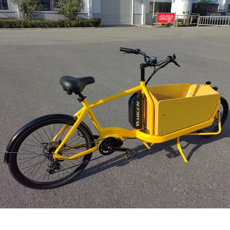Yiyken工場家族のための熱い販売の貨物アルミニウムフレーム2貨物電気自転車
