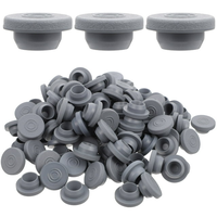 Flacons d'injection avec bouchon en caoutchouc butyle stérile 13mm 20mm 32mm bouchon en silicone médical pharmaceutique pour seringue