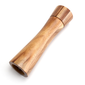 Moulin à sel et poivre <span class=keywords><strong>en</strong></span> bois <span class=keywords><strong>massif</strong></span> et acrylique avec couvercle <span class=keywords><strong>en</strong></span> céramique pour épices. - Product Image 3