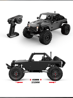 Camion tout-terrain télécommandé MJX H12Y à l'échelle 1/12, 12 km/h, avec moteur sans balais, accessoires métalliques, câble USB et chargeur, 2 canaux
