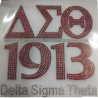 Transfert thermocollant en strass rose fuchsia pour t-shirts, motif bling à police script pour tenues de fête, vente en gros