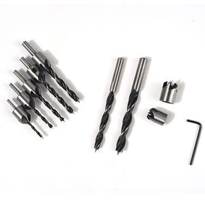 ดอกสว่านเจาะเหล็กความเร็วสูงแบบสามจุด สำหรับงานไม้ พร้อมเครื่องมือลบมุม มีขนาด 3-10 มม. - Product Image 3