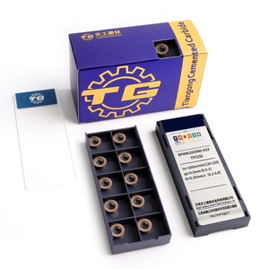 เม็ดมีดทังสเตนคาร์ไบด์ TG เป็นบวกที่สามารถเปลี่ยนทำดัชนีแทรกโลหะผสมแข็ง RPMW1003M0-H33-TP5250 - Product Image 2