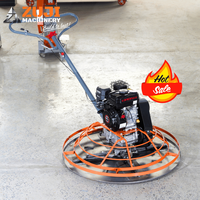 ZUJI Hochleistungs-ZJ100 Benzinbetriebene Betonkanten-Glättmaschine 150 U/min 8-10 cm Arbeitsmenge Motorgetriebene Zementglättmaschine