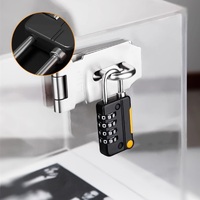 Combinaison mécanique pour l'école Gym Locker Cabinet Pad Serrures avec code Serrures à bagages pour clôture Boîte à outils de stockage Cadenas à 4 chiffres