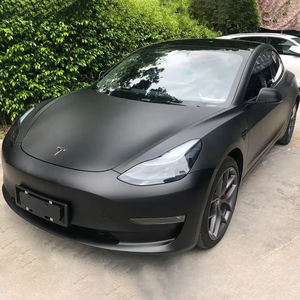 Film de protection de peinture ICE FILM noir mat, vinyle auto-adhésif en PVC, décoration de véhicule, protection UV, 1,64 pi * 29,5 pi - Product Image 6