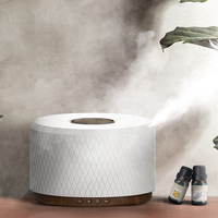 SCENTCARES Smart Grès Ultrasonique Air 500ml Céramique Parfum Sans Fil Wifi Bluetooth Diffuseur Humidificateur Parfum