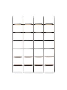 رف كتب من الفولاذ المقاوم للصدأ رف مبتكر أرضي رف كتب متعدد الطبقات فاخر وحديث خفيف - Product Image 6
