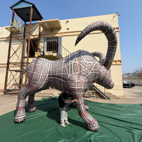 Mascotte gonflable géante et durable d'antilope, yak ou taureau pour la décoration de scène de concert, ballon animal ancien gonflable