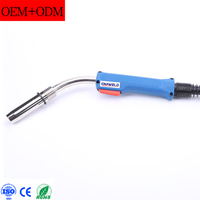 Torche de soudage MIG 40KD, connecteur Euro, refroidie par air, pistolet de soudage complet pour soudeur MIG 4M