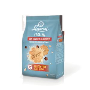 Biscotti alla Nocciola Lazzaroni Dolci e Croccanti Senza Glutine Confezione da 200g 10 Pezzi - Product Image 1