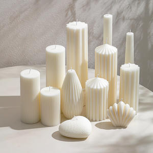 Velas Aromáticas Hechas a Mano con Aroma a Rosa, Decoración del Hogar, Velas Perfumadas y Fragancia para el Hogar - Product Image 5