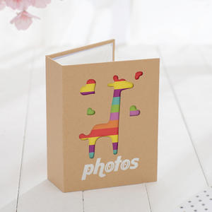 6x4 4*6 pouces 4r <span class=keywords><strong>10</strong></span>*15cm 5x7 5r 100 Photos soudées couverture en papier Kraft brun <span class=keywords><strong>Mini</strong></span> bébé <span class=keywords><strong>Album</strong></span> <span class=keywords><strong>Photo</strong></span> pour enfant bébé croissance de la famille - Product Image 2